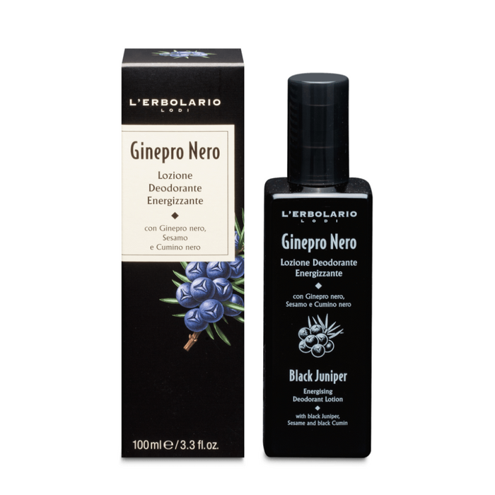 Lozione Deodorante Energizzante Ginepro Nero
