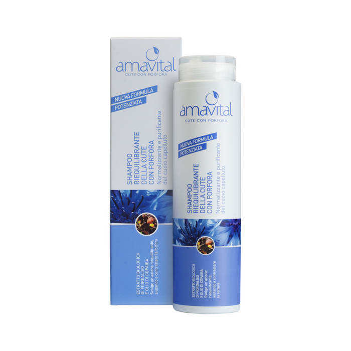 Shampoo riequilibrante della cute con forfora