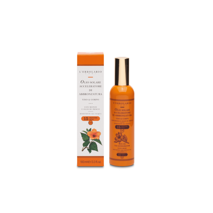 Olio Solare Acceleratore di Abbronzatura SPF 15