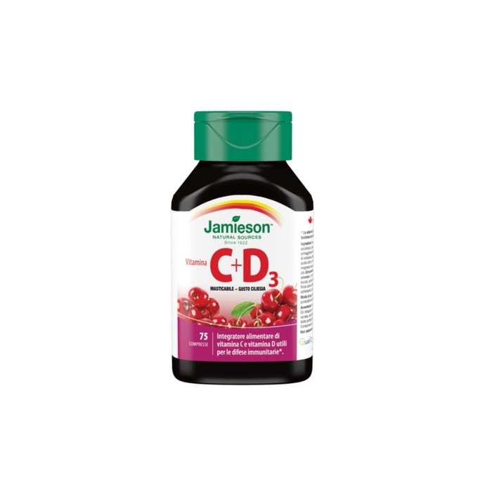 Vitamina C+D masticabile ciliegia