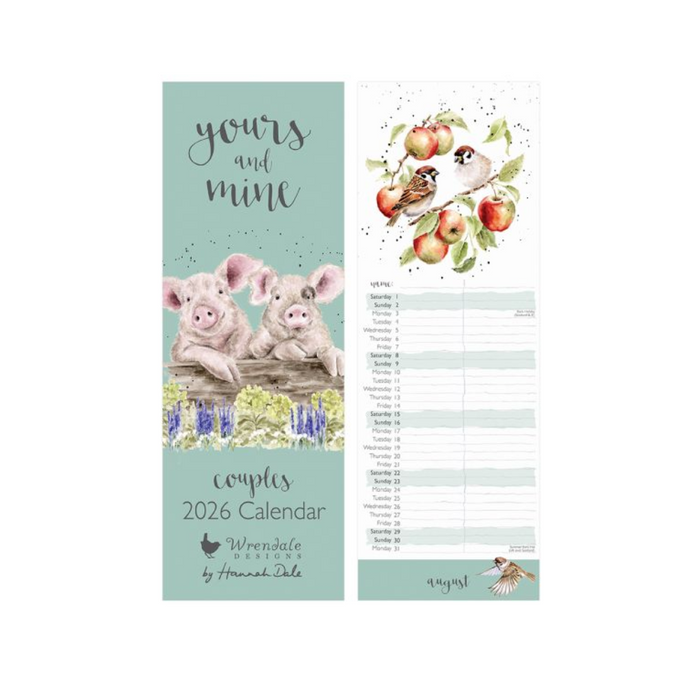 Calendario per coppie 'Yours and Mine' 2026 -