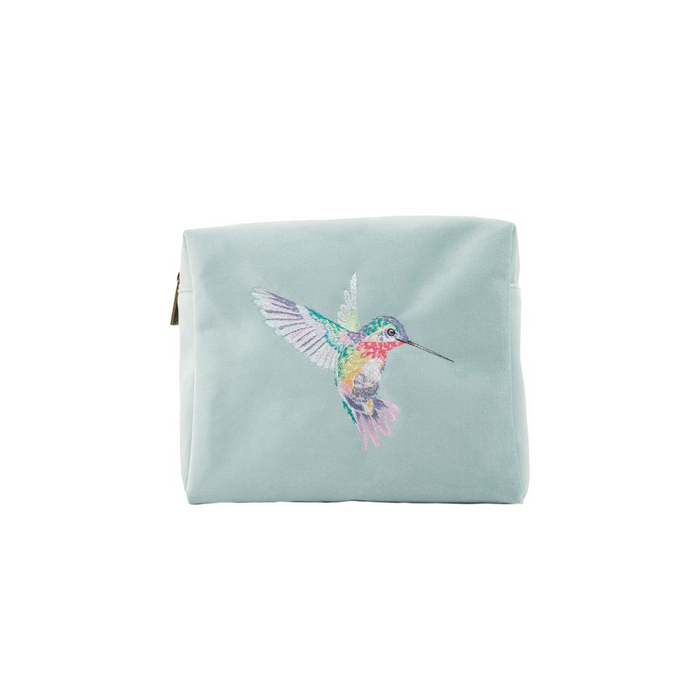 Borsa con ricamo colibrì "Wisteria Wishes"