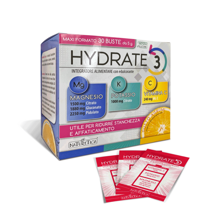 Hydrate 3 Magnesio, potassio e vitamina C