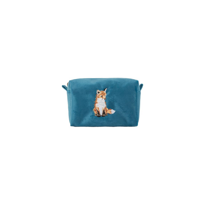 Borsa per il trucco ricamo volpe "Daydreamer"