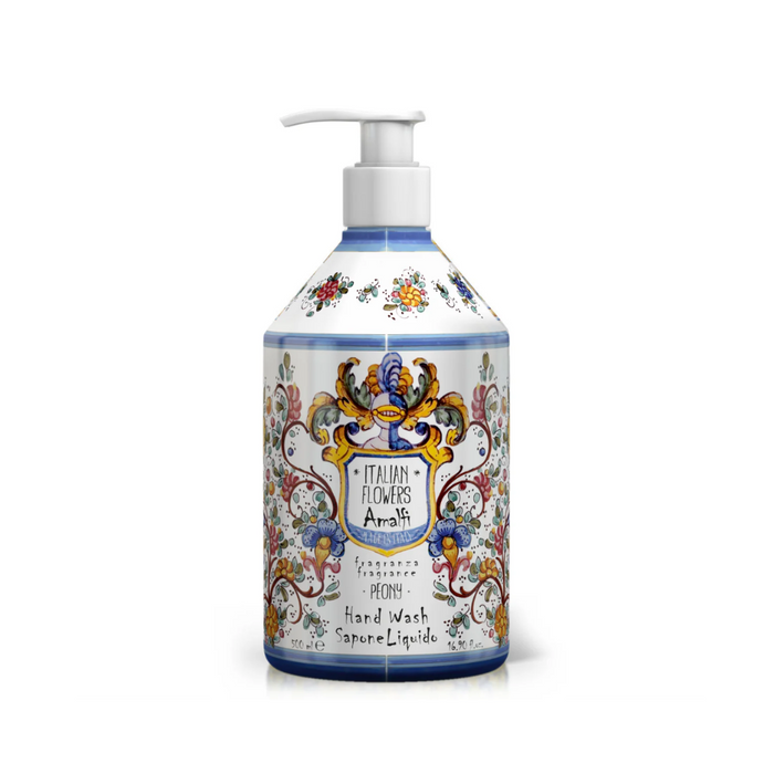 Amalfi - Sapone liquido mani Fico nero e Rosa bianca