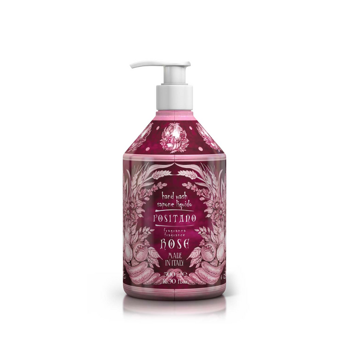 Positano - Sapone liquido mani Rosa Damascena