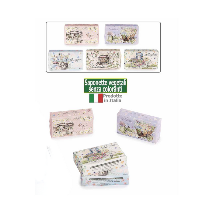 Saponetta vegetale senza coloranti floreali