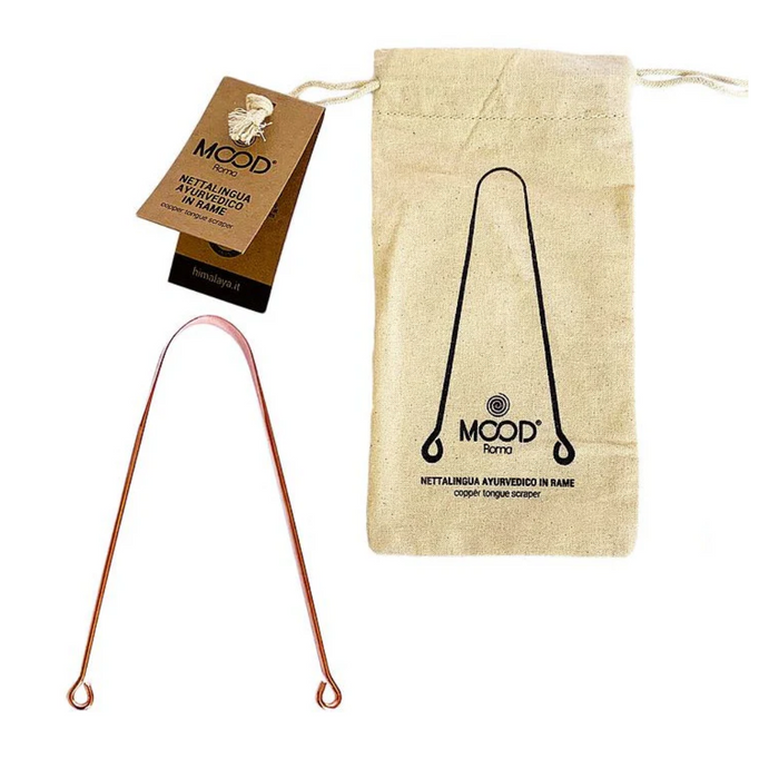 Nettalingua ayurvedico in rame Mood