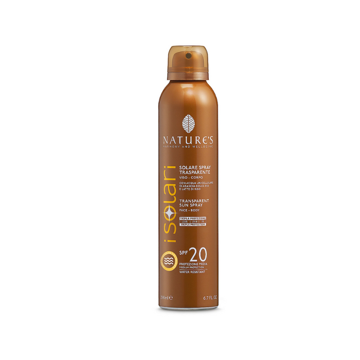 Solare Spray Trasparente SPF 20
