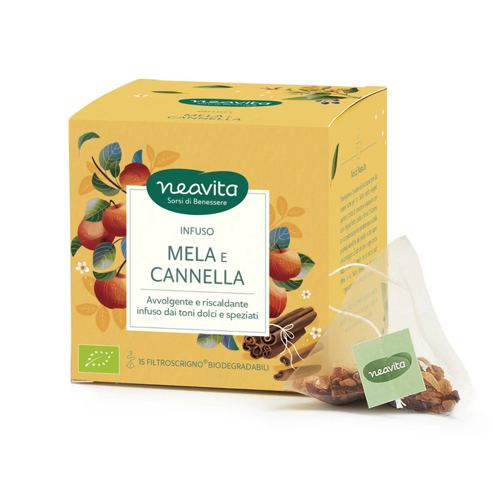 Tisana Mela e Cannella Filtro Scrigno