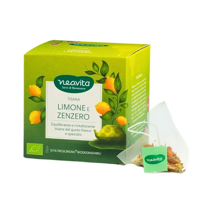 Tisana Limone e Zenzero Filtro Scrigno