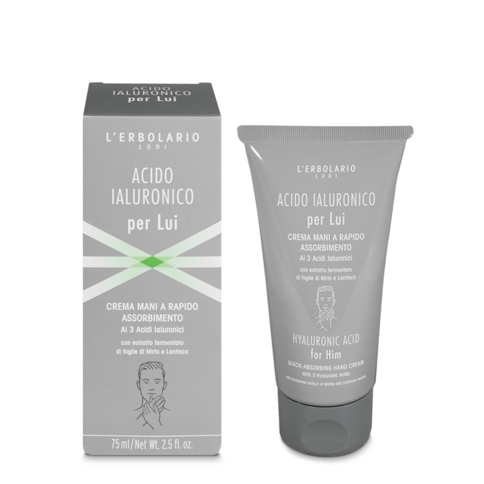 Crema Mani Acido Ialuronico per Lui