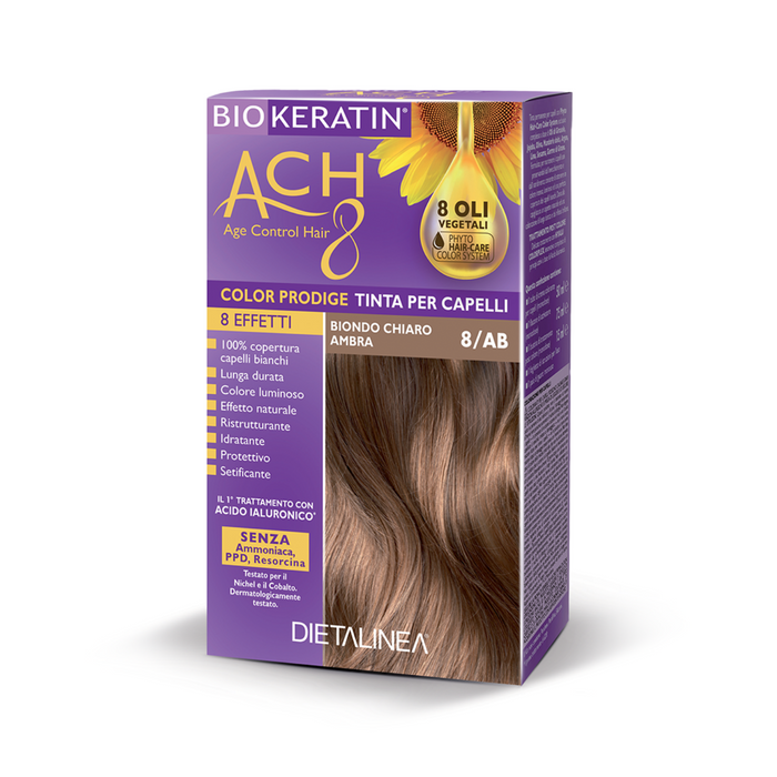 Tinta per Capelli Color Prodige Biondo Chiaro Ambra 8/AB