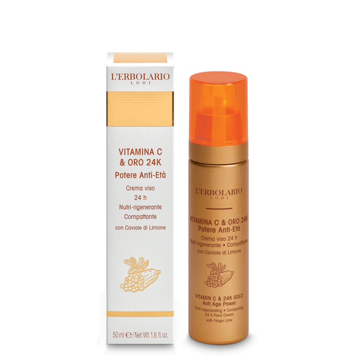 Crema Viso Vitamina C & Oro 24K