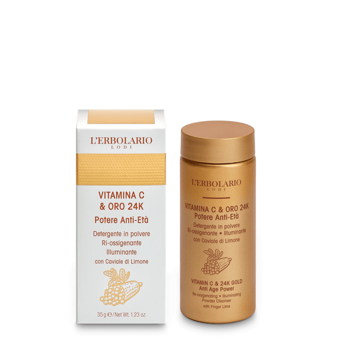 Detergente Viso in Polvere Vitamina C & Oro 24K