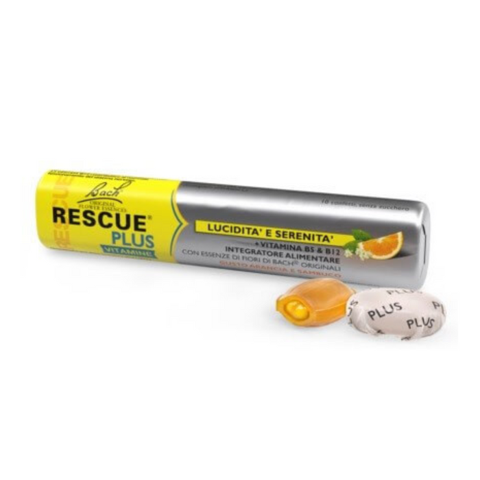 Rescue Plus 10 Confetti Arancia e Sambuco