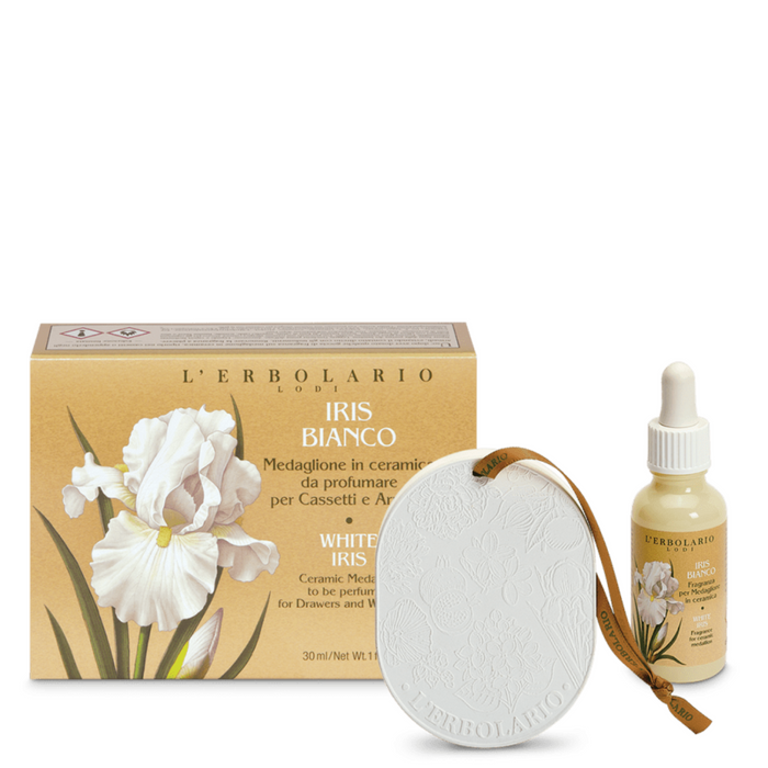 Medaglione per Cassetti e Armadi Iris Bianco