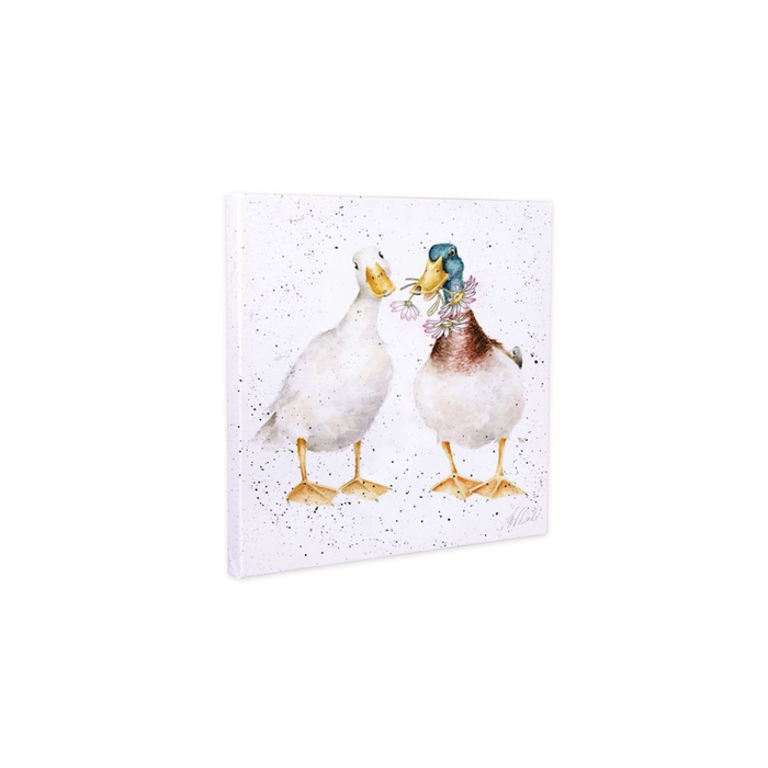 Stampa su tela "Not a Daisy Goes By Duck" - Paperelle
