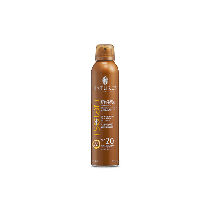 Solare Spray Trasparente SPF 20