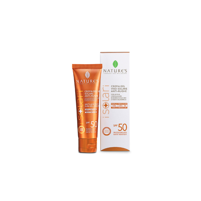 Crema-gel viso Solare Antirughe SPF 50