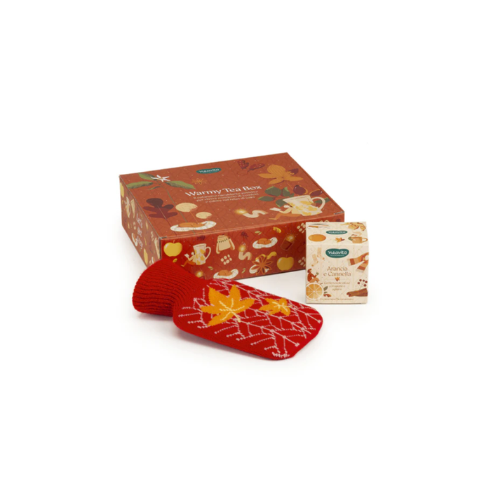 Cofanetto warmy tea con infuso arancia e cannella + borsa acqua calda