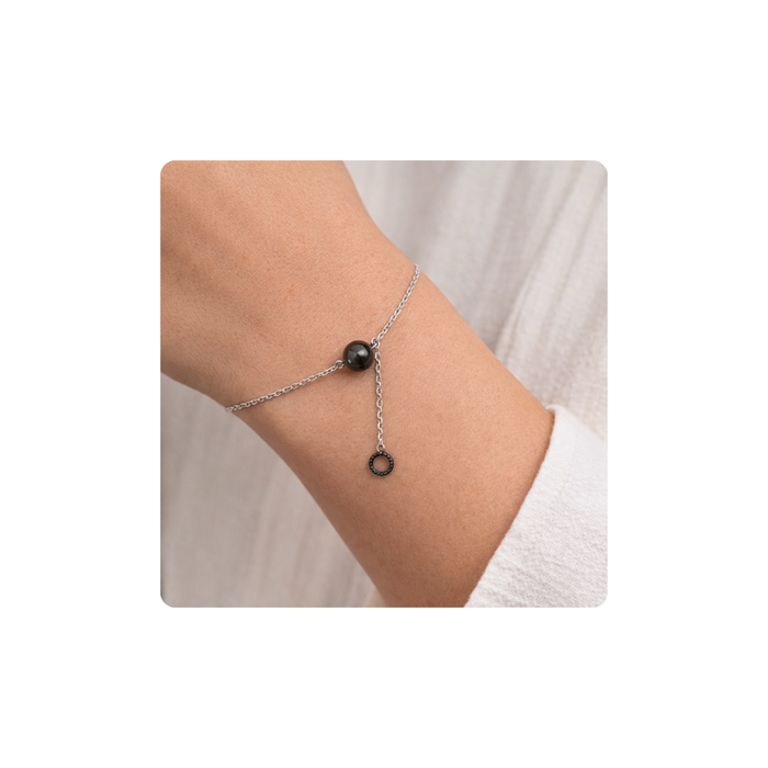 Bracciale Alchimia - Ossidiana Golden