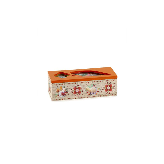 Cofanetti Legno Arancione 3/4/6 Scomparti