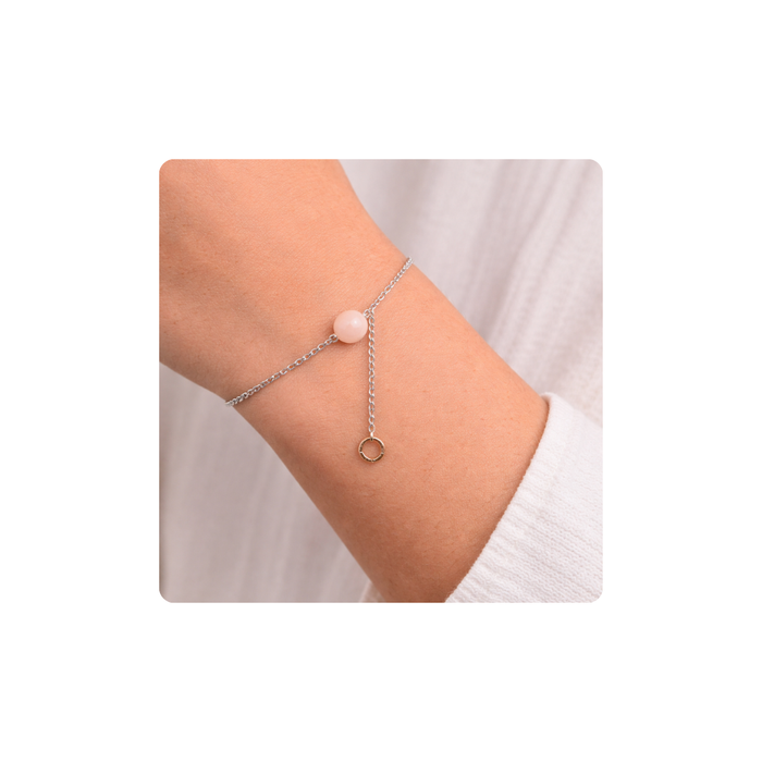 Bracciale Alchimia - Quarzo rosa