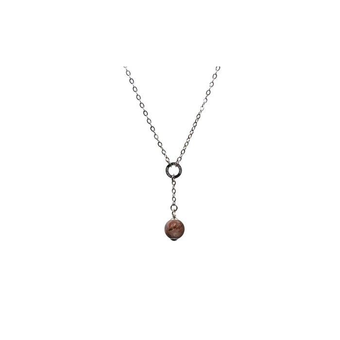 Collana Mini Zodiac Legno Fossile - Capricorno