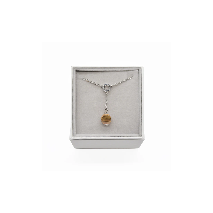 Collana Mini Zodiac Legno Fossile - Capricorno