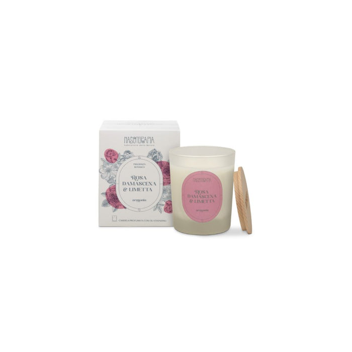Candela Rosa Damascena e Limetta