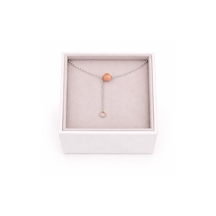 Bracciale Alchimia - Pietra di Luna Pesca