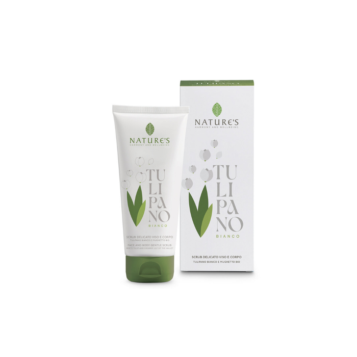 Tulipano Bianco Scrub delicato Viso e Corpo