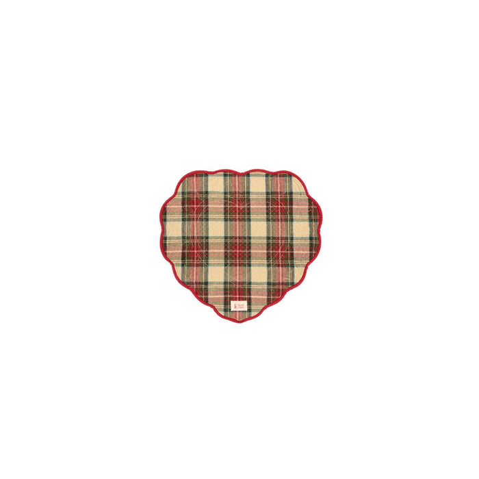 Tovaglietta americana quilt a cuore in cotone – Vintage Toys