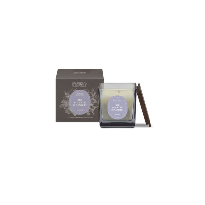 Candela Iris & Bacche di Vaniglia