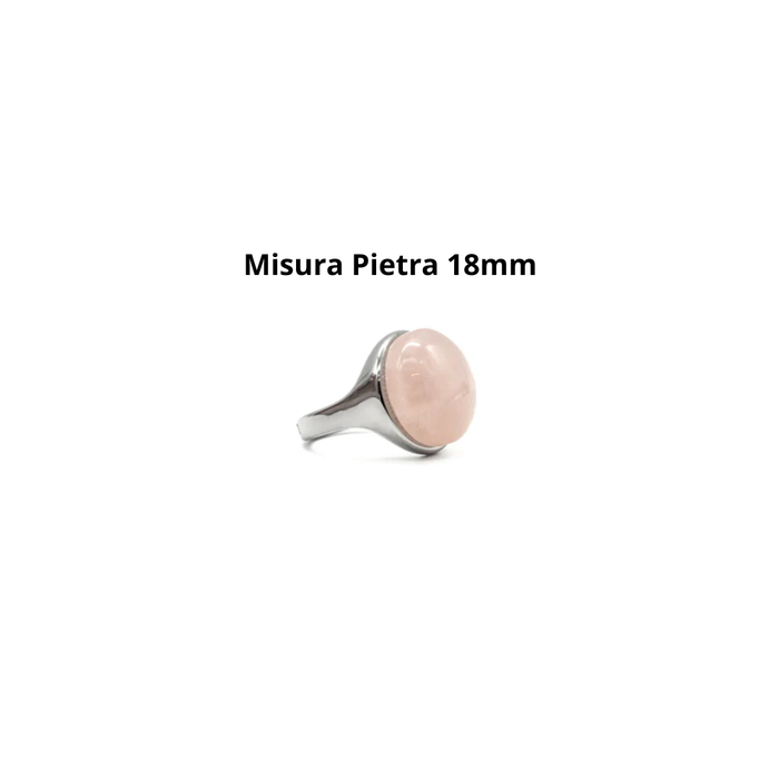 Anello Infinito 1814 - Quarzo Rosa