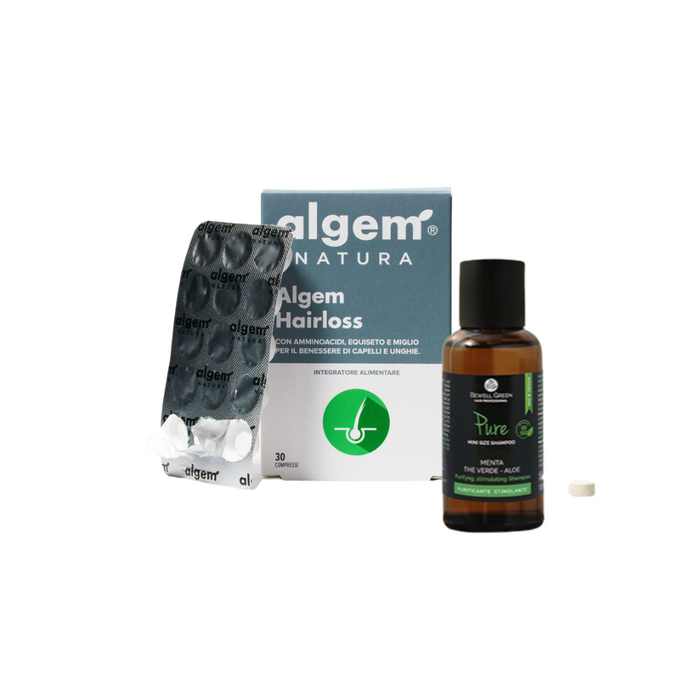 Algem Hairloss + Pure Shampoo in omaggio