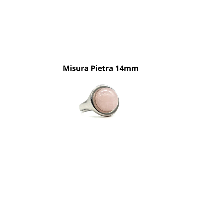 Anello Infinito 1814 - Quarzo Rosa