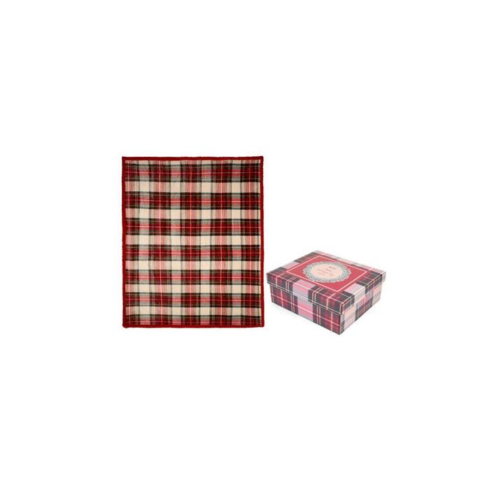 Plaid con giftbox 480 gsm tartan – Vintage toys