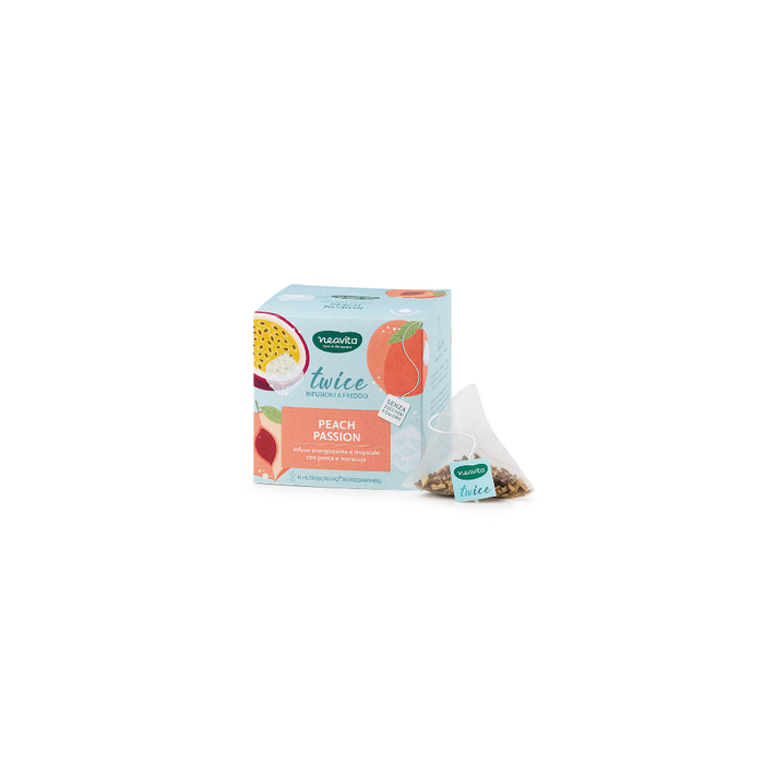 Tisana Twice Infuso a Freddo Peach Passion – Pesca e Maracuja