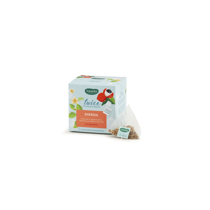 Tisana Twice Infuso a Freddo Energia – Mate e Guaranà + Magnesio