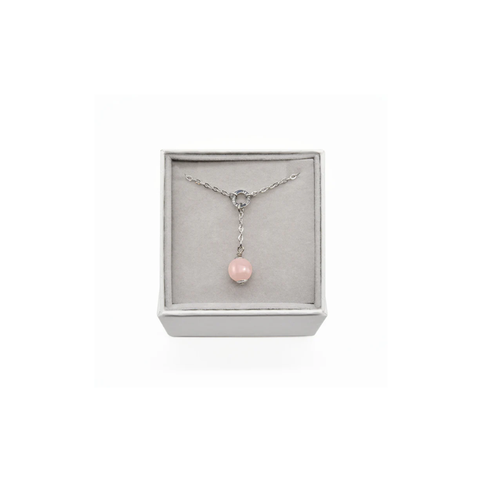 Collana Mini Zodiac + Quarzo Rosa