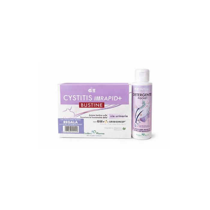 Cystitis Rapid Bustine + Detergente Defence Pocket in Omaggio
