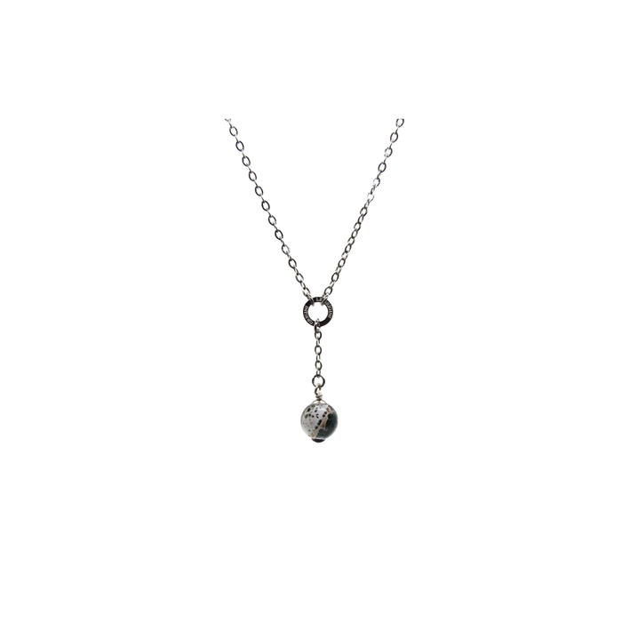 Collana Mini Zodiac + Diaspro Oceano