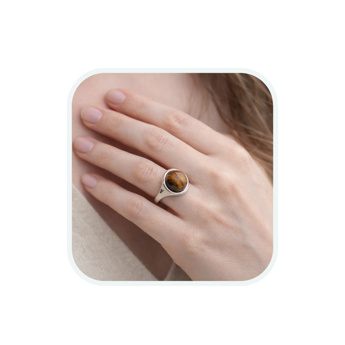 Anello Infinito 1814 - Occhio di Tigre