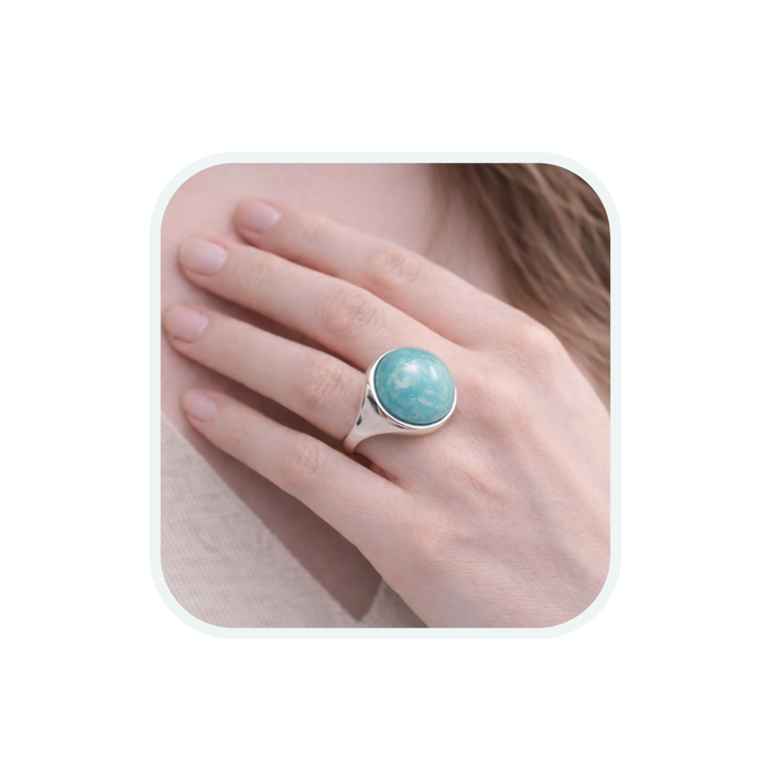 Anello Infinito 1814 - Amazzonite