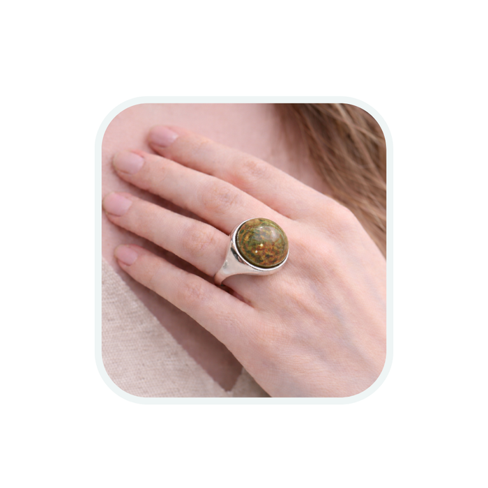 Anello Infinito 1814 - Unakite