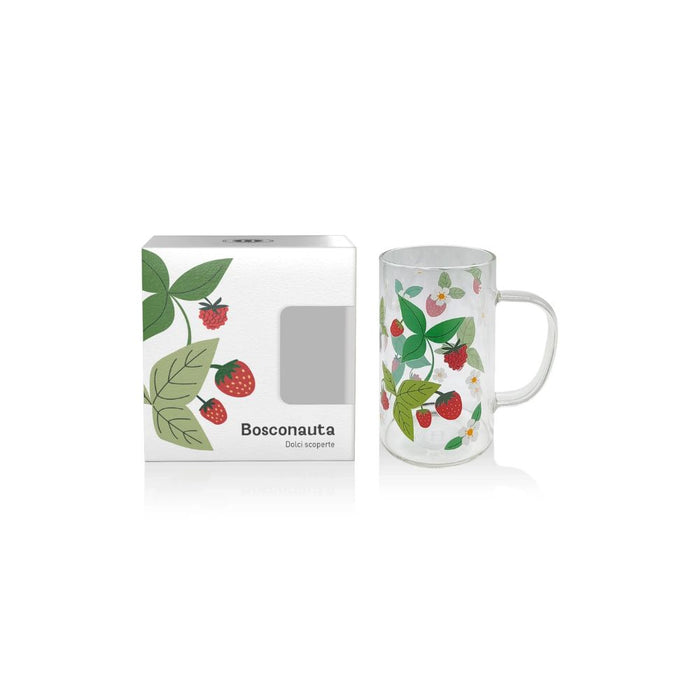 Tazza in vetro borosilicato Bosconauta