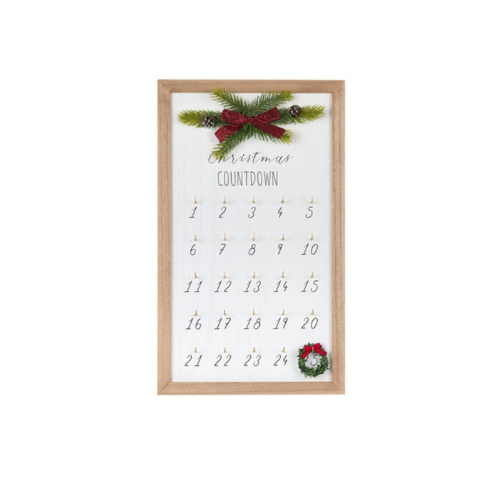 Calendario dell'Avvento Natalizio in Legno – Christmas Countdown