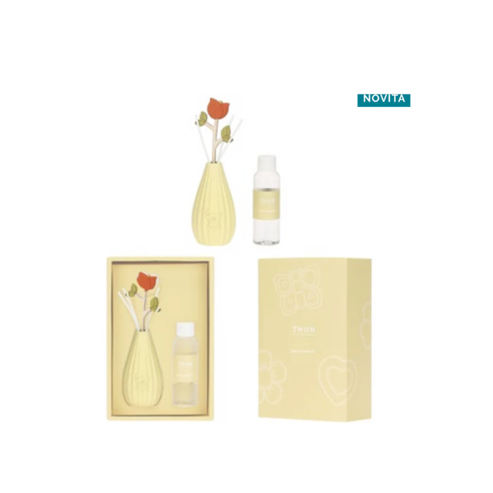 DIFFUSORE GIALLO CON TULIPANO